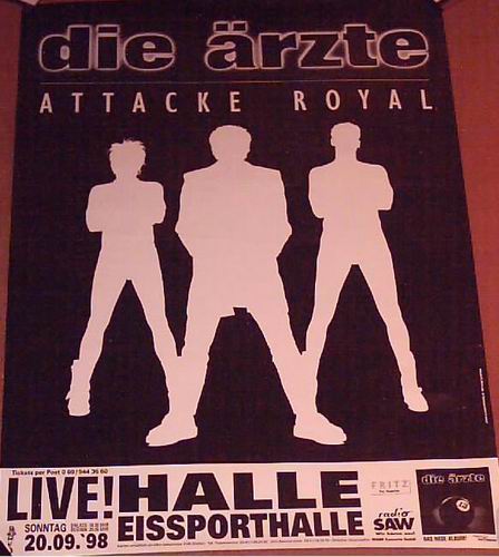 Attacke Royal: Tourposter: Halle