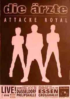 Attacke Royal: Tourposter: Düsseldorf & Essen