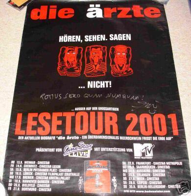 Lesetour: Tourposter: Übersicht