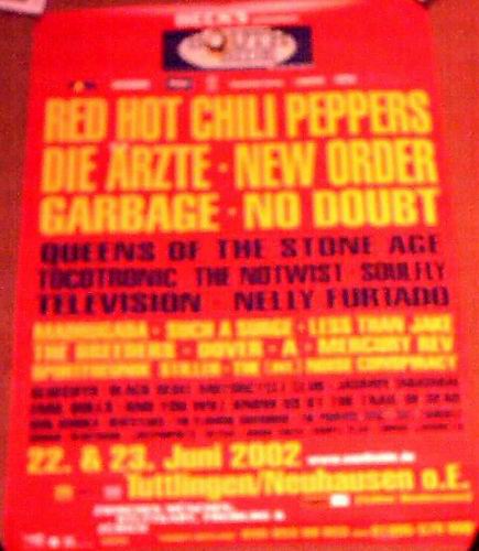 Einzelgigs: Tourposter: Southside Festival