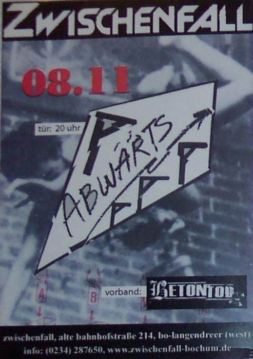 Abwärts: Breaking News: Flyer: Bochum