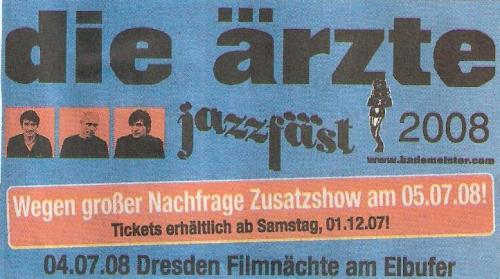 Jazzfäst: Flyer: Dresden