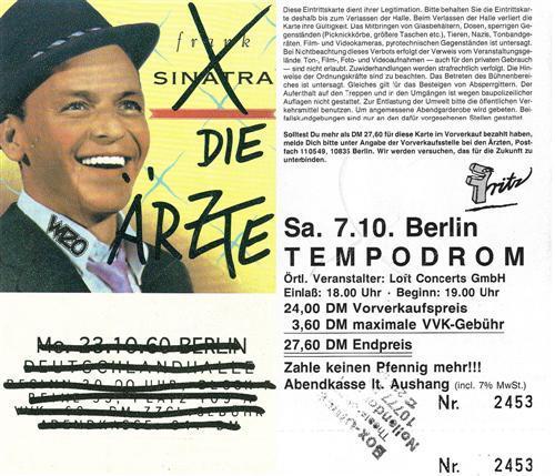 Eine Frage der Ehre: Ticket: Berlin