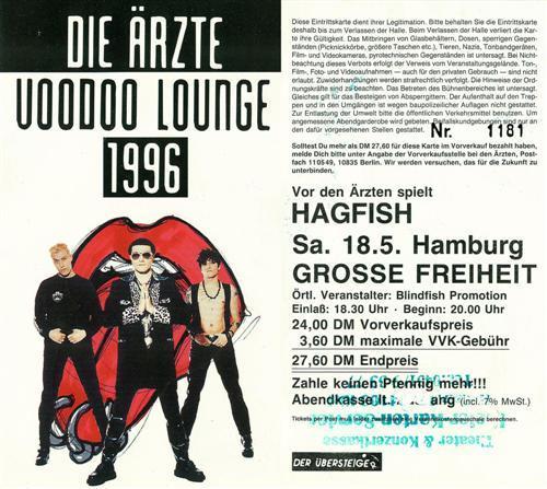 Voodoo Lounge: Ticket: Hamburg 18.05.