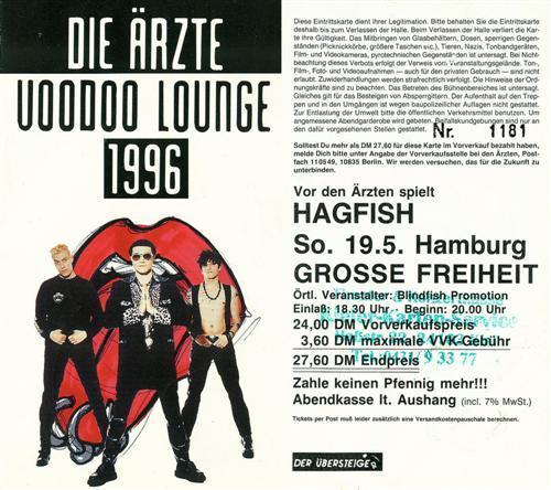 Voodoo Lounge: Ticket: Hamburg 19.05.