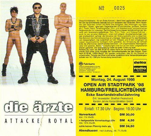 Attacke Royal: Ticket: Hamburg