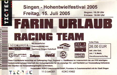 FURT: Sonnenblumen of Death: Ticket: Hohentwielfestival