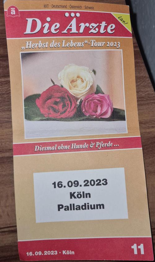 Herbst des Lebens: Ticket: Köln