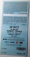 Ticket: Frankfurt (back)