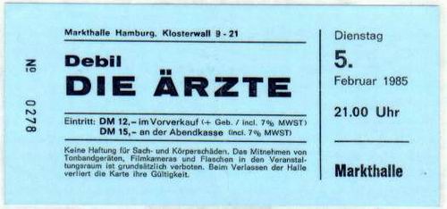Debil: Ticket: Hamburg