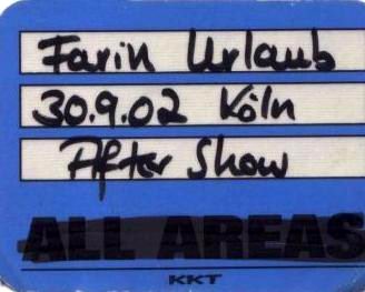 FURT: Clubtour: Pass: Köln