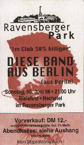 Voodoo Lounge: Ticket: Bielefeld